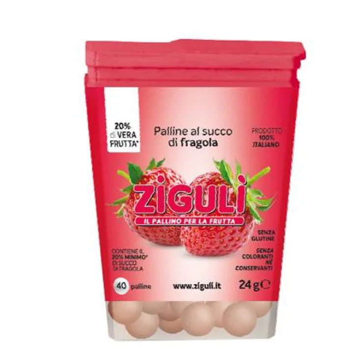 ZIGULI FRAGOLA 40 PALLINE 24 G
