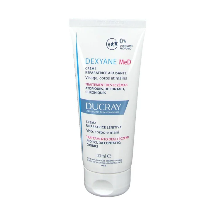 Ducray Dexyane Med Crema Riparatrice Lenitiva Viso e Corpo 100 ml