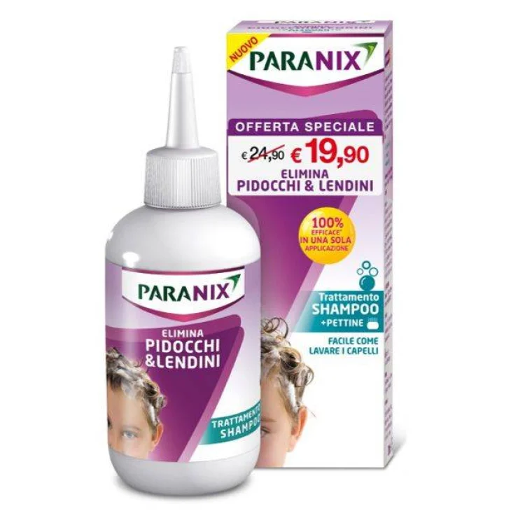 Paranix Shampoo Trattamento Antipidocchi Legislazione Mdr 200 ml Taglio Prezzo