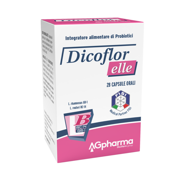 Agpharma Dicoflor Elle Capsule Integratore Fermenti Lattici 28 compresse