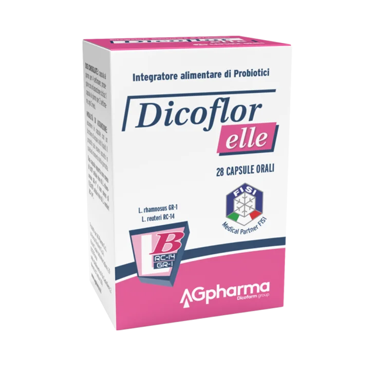 Agpharma Dicoflor Elle Capsule Integratore Fermenti Lattici 28 compresse
