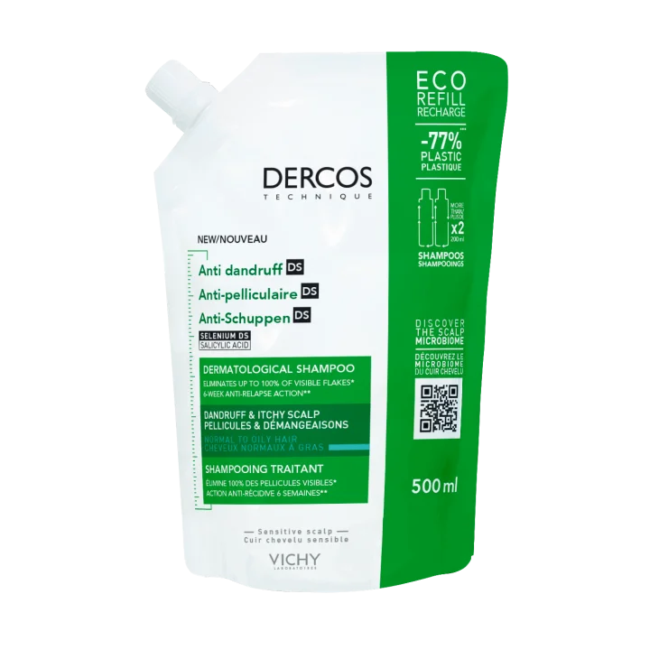 Vichy Dercos Shampoo Anti-forfora Eco Ricarica 500 ml