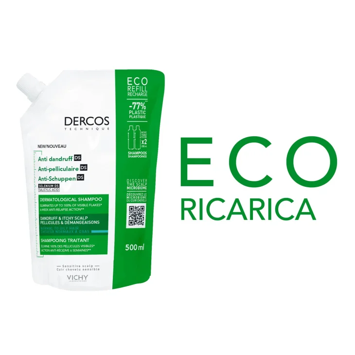 Vichy Dercos Shampoo Anti-forfora Eco Ricarica 500 ml