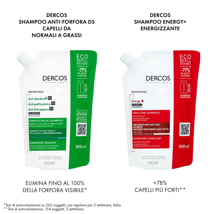 Vichy Dercos Shampoo Anti-forfora Eco Ricarica 500 ml
