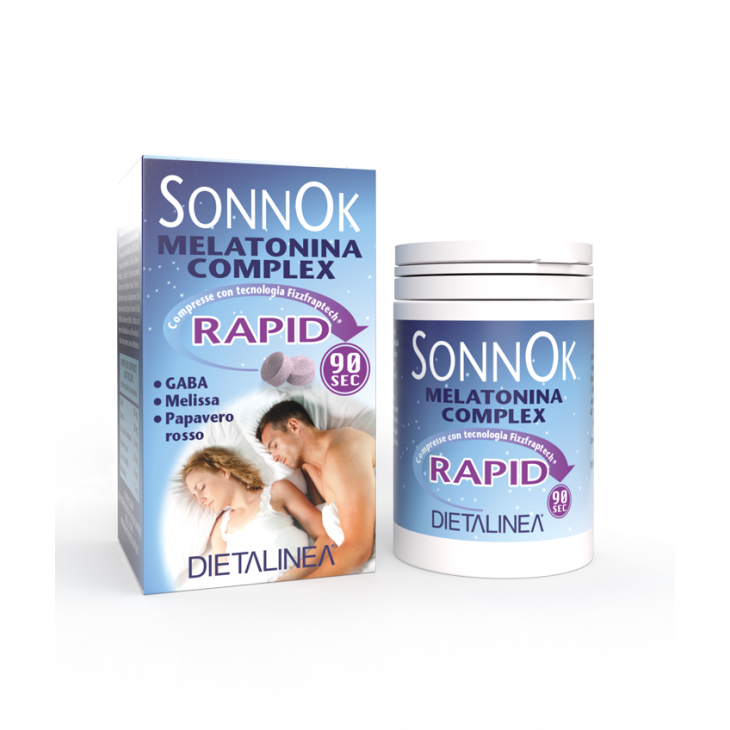 Dietalinea SonnOk Melatonina Complex Rapid Integratore per Dormire 60 compresse