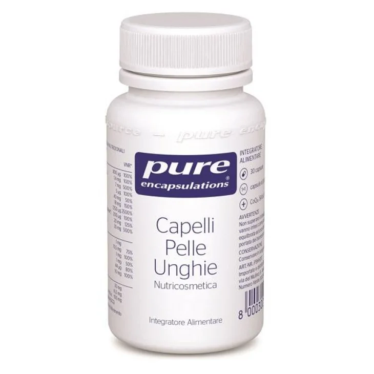 PURE ENCAPSULATIONS CAPELLI/PELLE/UNGHIE 30 CAPSULE