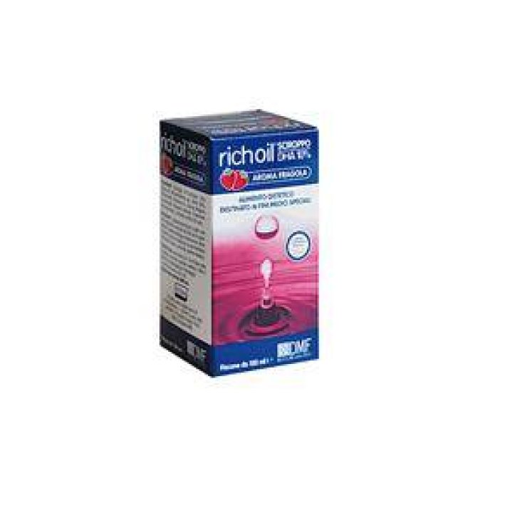 DHA Richoil Sciroppo Fragola 10 % Alimento a Fini Medici Speciali 100 ml