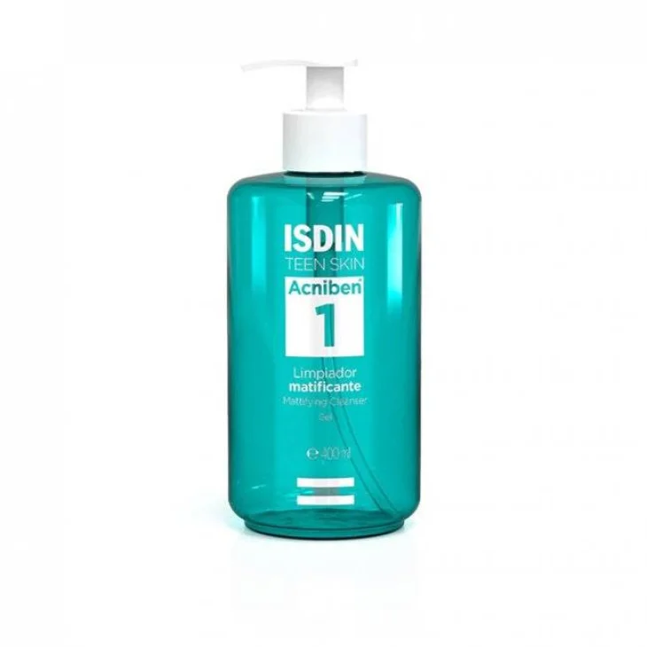 Isdin Acniben 1 Mattifying Cleanser Gel Detergente Viso Opacizzante Pelle Grassa 400 ml
