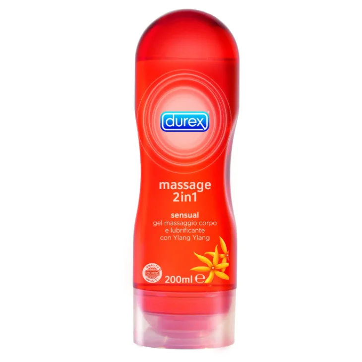 Durex Massage 2 in 1 Stimulating Gel Lubrificante Ylang Ylang  200 ml