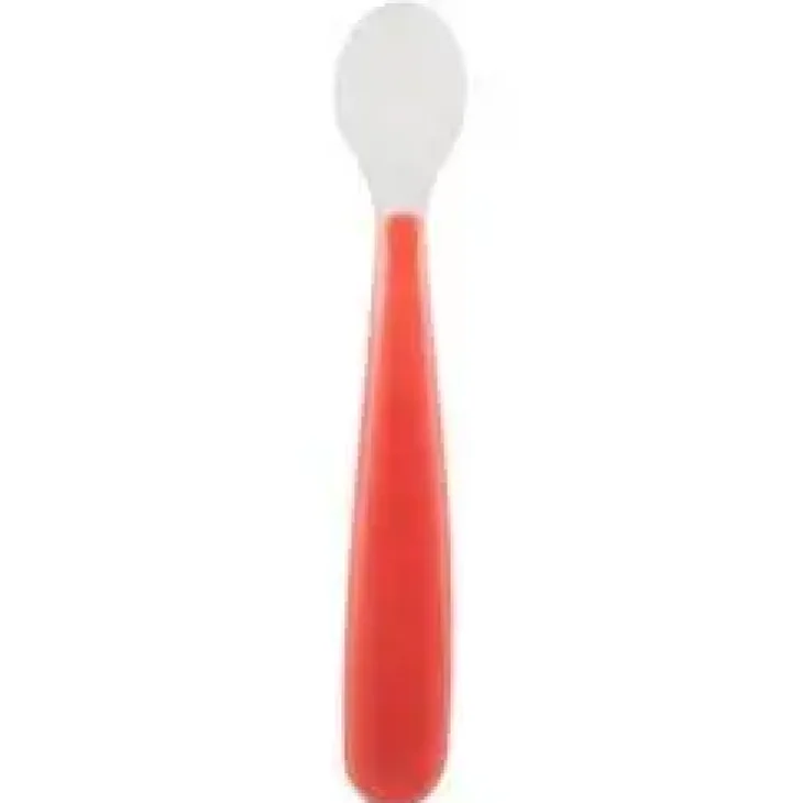 Chicco Cucchiaio Rosso Morbido in Silicone 6+ Mesi 1 Cucchiaio