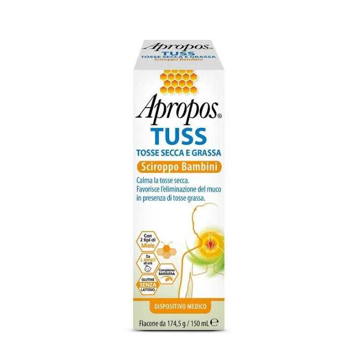 Apropos Tuss Sciroppo Bambini Per Tosse Secca e Grassa 150 ml