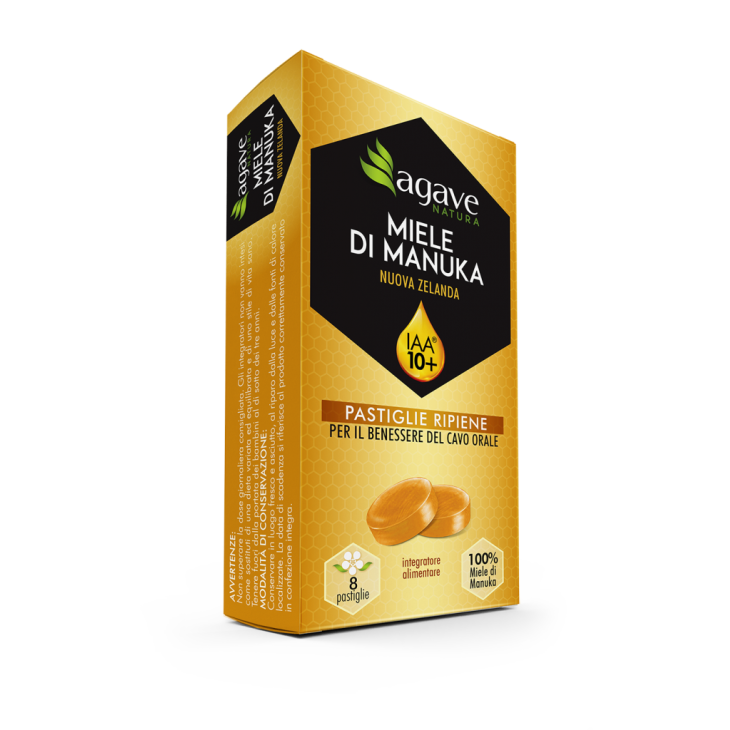 Agave Natura Miele di Manuka IAA 10+ Integratore per il Benessere del Cavo Orale 8 pastiglie