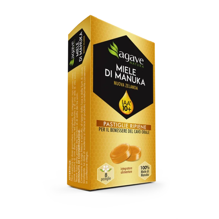 Agave Natura Miele di Manuka IAA 10+ Integratore per il Benessere del Cavo Orale 8 pastiglie