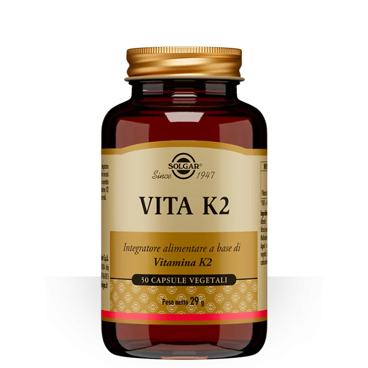 Solgar Vita K2 Integratore Vitaminico 50 capsule vegetali