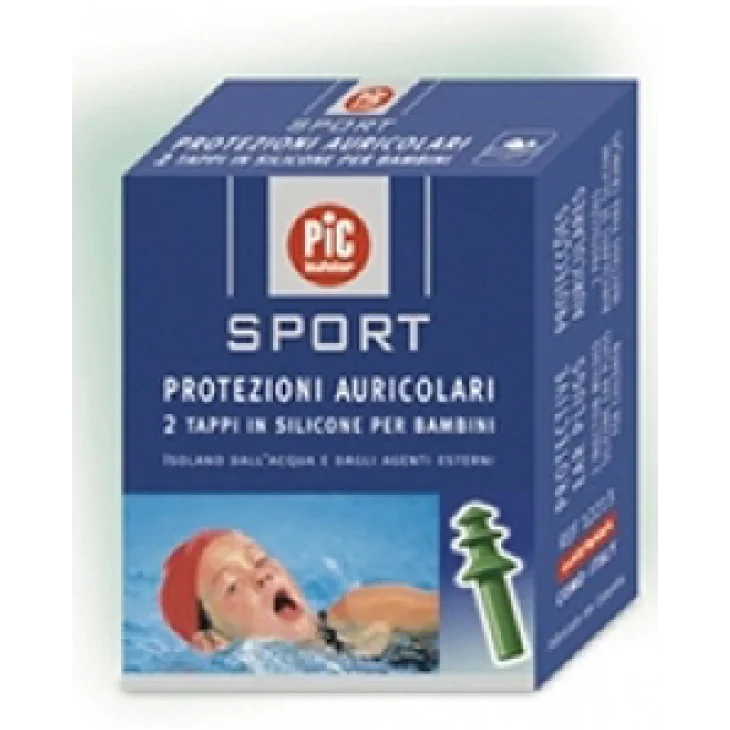 Pic Sport Tappi Auricolari in Silicone per Bambini 2 pezzi