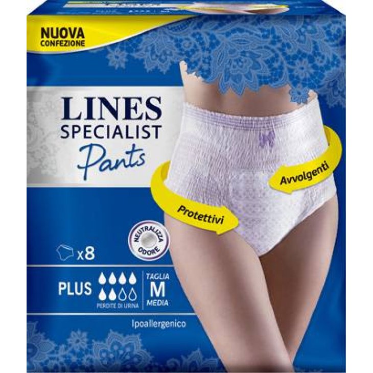 Lines Specialist Pants Plus Pannolone Taglia M 8 Pezzi