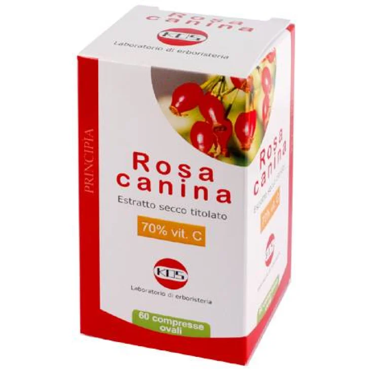 Kos Rosa Canina 70% e Vitamina C Integratore Alimentare Antiossidante 60 compresse