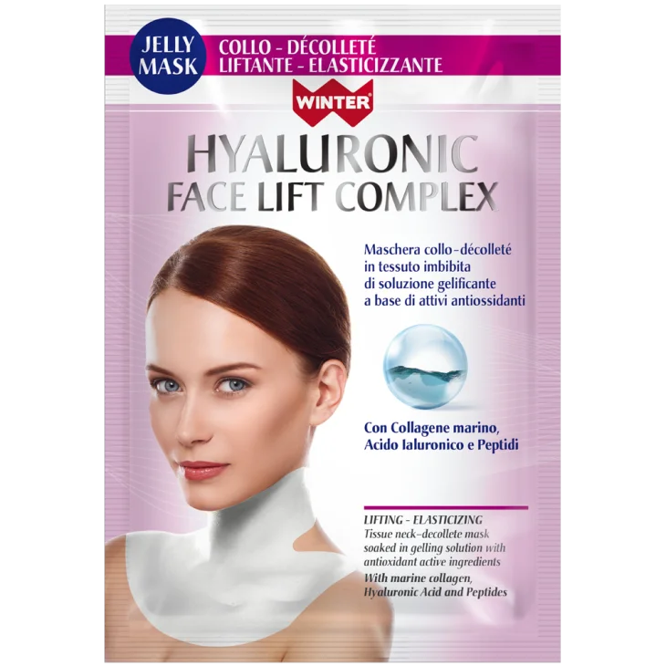 Winter Hyaluronic Face Lift Maschera Collo Decolletè Monouso 1 pezzo