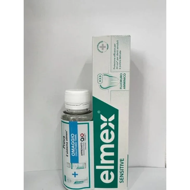 Elmex Sensitive Dentifricio e Collutorio Per Denti Sensibili 75+100ml