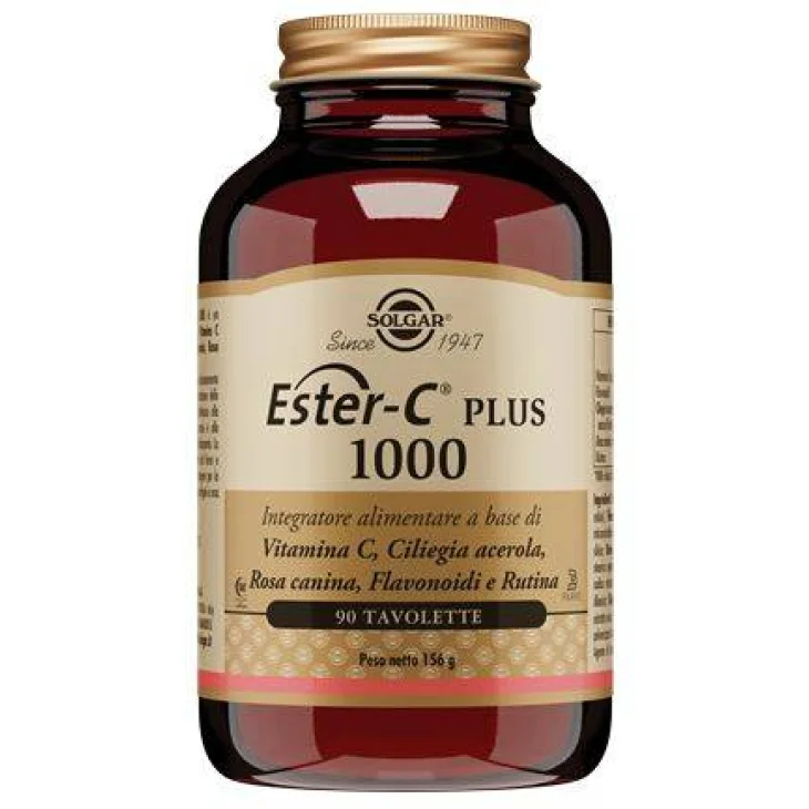 Solgar Ester C Plus 1000 Integratore Vitaminico 90 Tavolette