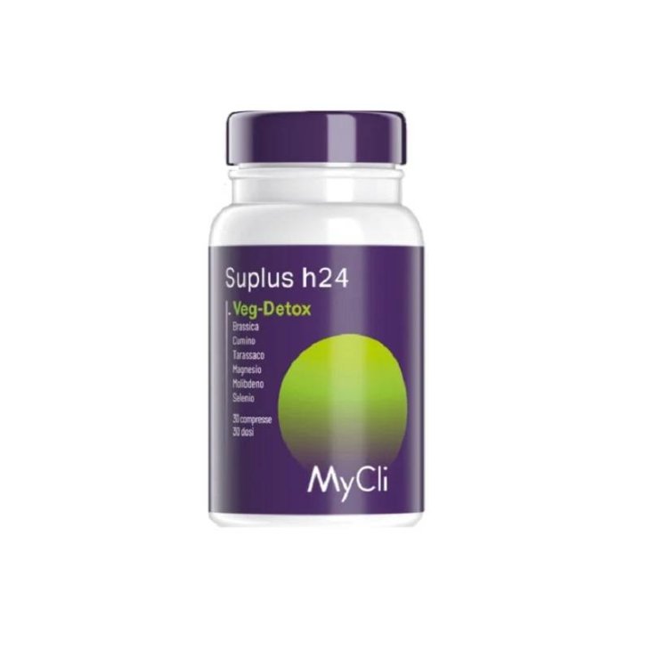 MyCli Suplus H24 Veg-Detox Integratore Drenante 30 compresse