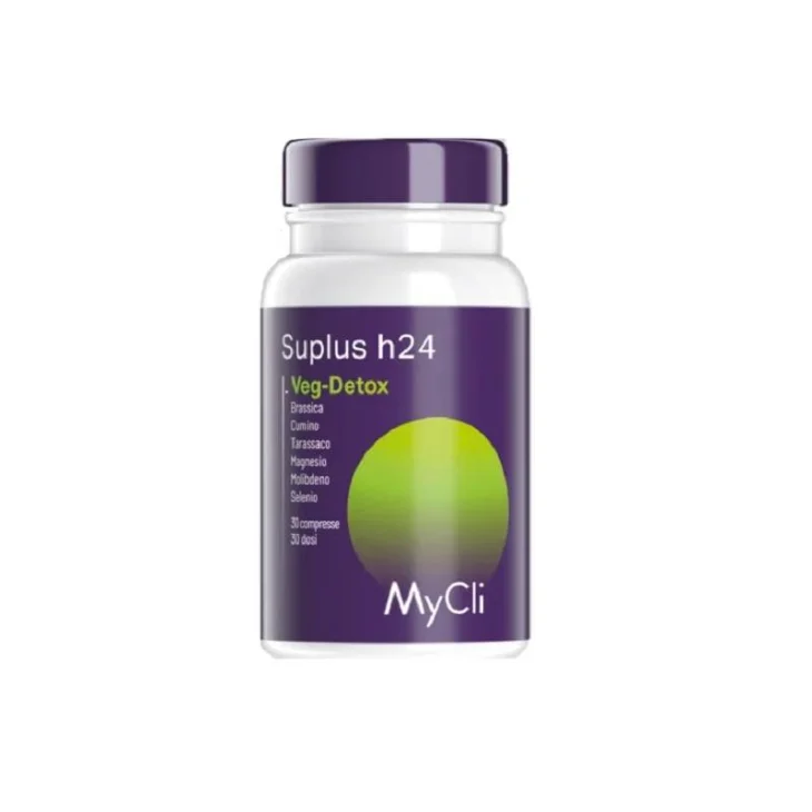 MyCli Suplus H24 Veg-Detox Integratore Drenante 30 compresse