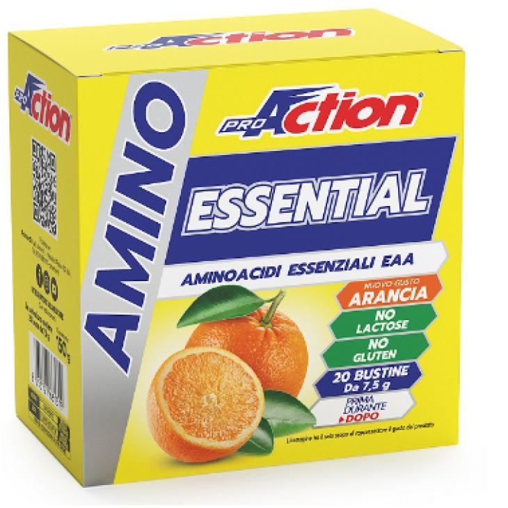 ProAction Amino Essential Integratore per Sportivi 20 Bustine