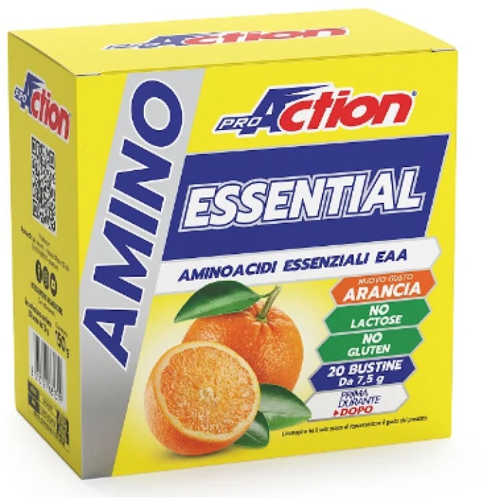 ProAction Amino Essential Integratore per Sportivi 20 Bustine