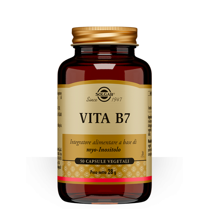 Solgar Vita B7 Integratore di Myo Inositolo 50 capsule vegetali