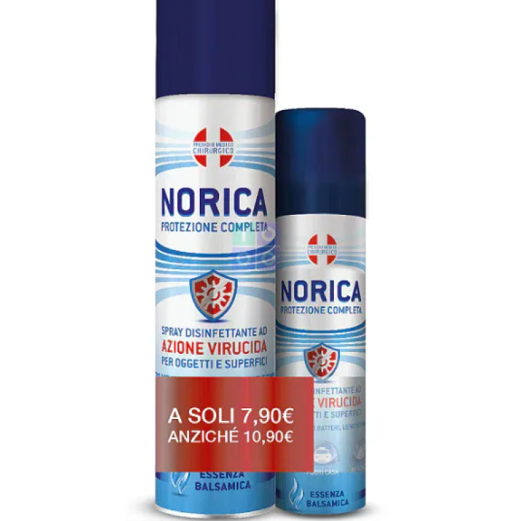 Norica Spray Sanificante per Ambiente ed Oggetti 300+75 ml
