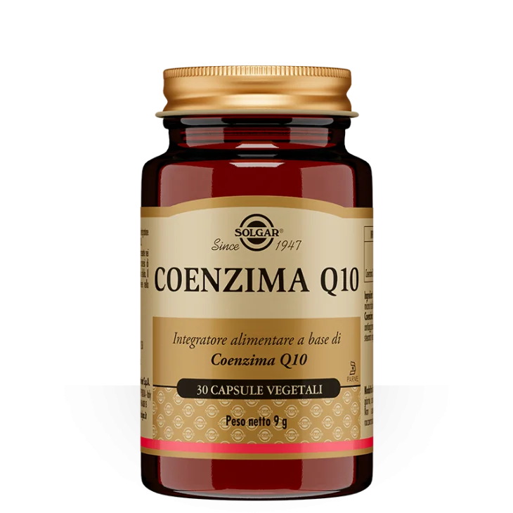 Solgar Coenzima Q10 Integratore Antiossidante 30 capsule vegetali