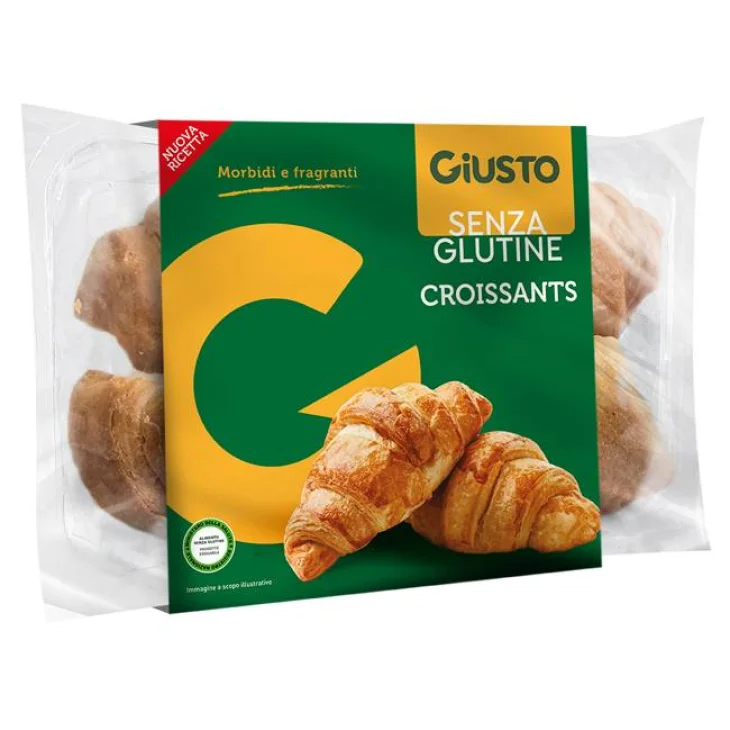 Giusto senza Glutine Croissants 4 Pezzi 320 g