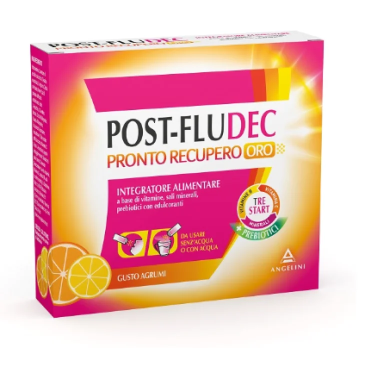 Post-Fludec Integratore Multivitaminico Contro la Stanchezza 12 stick
