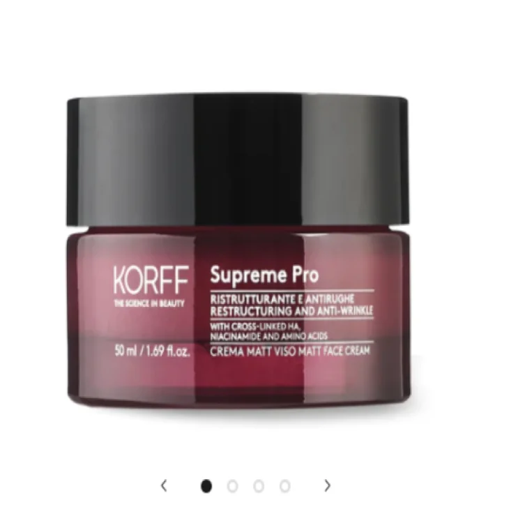Korff Supreme Pro Crema Viso Ristrutturante Anti-rughe Matt 50 ml