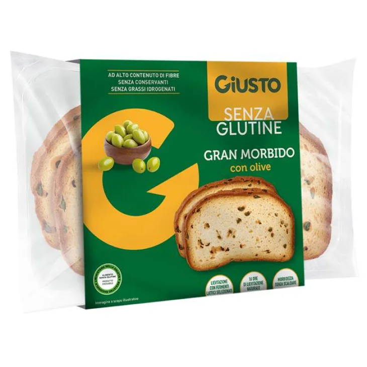 Giusto senza Glutine Gran Morbido con Olive 190 g