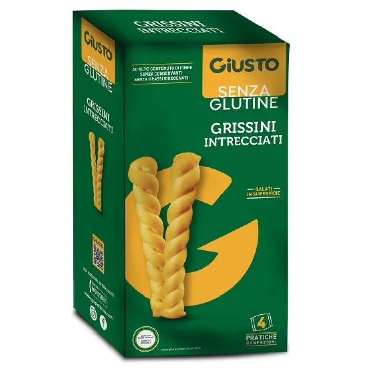 Giusto senza Glutine Grissini Intrecciati 180 g