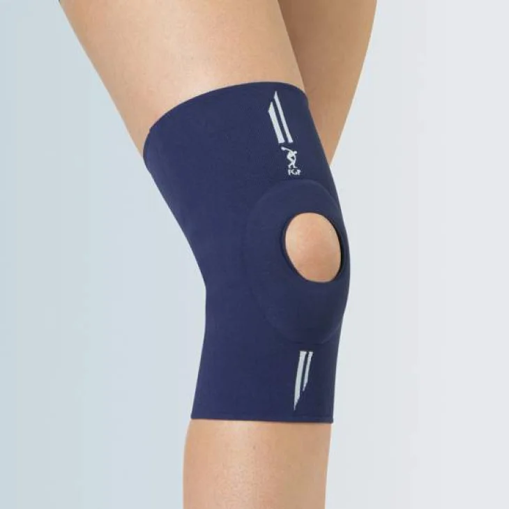 FGP Ginocchiera Traspirante con Stabilizzatore Rotuleo ad Anello in Silicone Taglia L