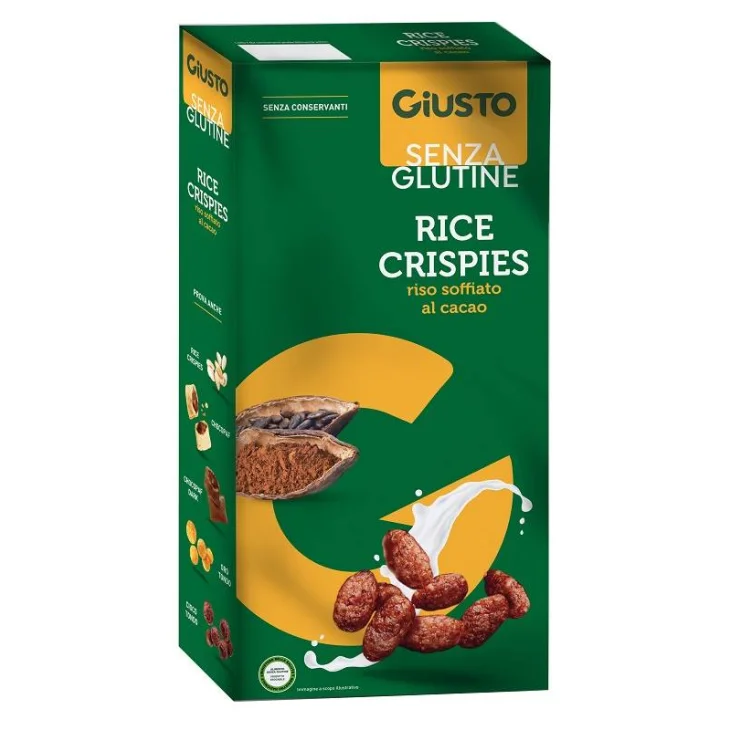 Giusto senza Glutine Rice Crispies Riso Soffiato al Cacao 250 g