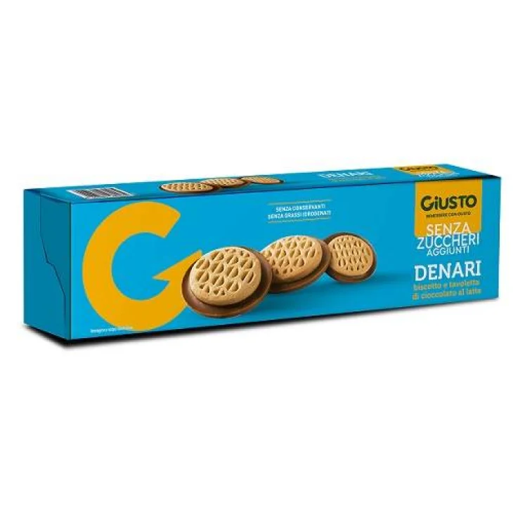 Giusto senza Zuccheri Biscotti Denari 120 g