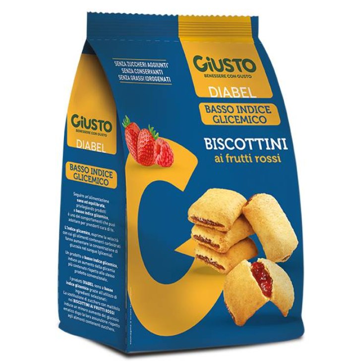 Giusto Diabel Biscottini ai Frutti Rossi 250 g