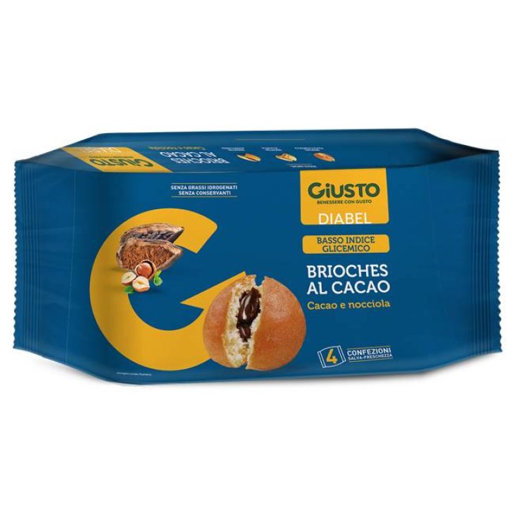 Giusto Diabel Brioches al Cacao 4x45 g
