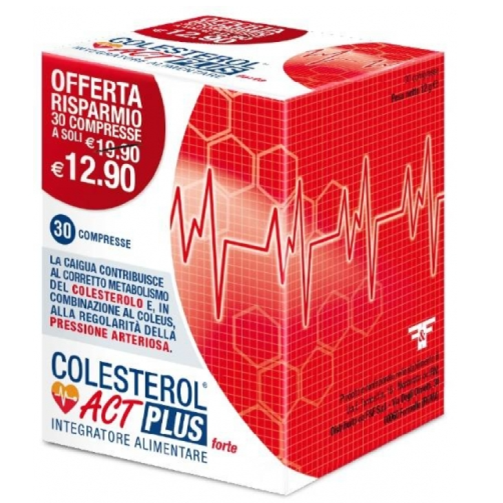 Colesterol Act Plus Forte Integratore per il Colesterolo 30 compresse