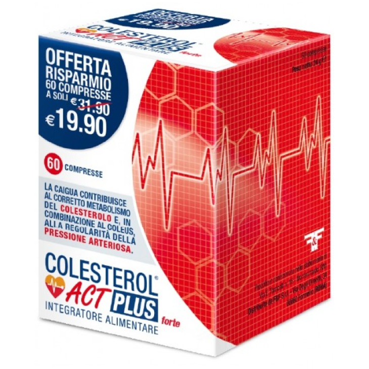 Colesterol Act Plus Forte Integratore per il Colesterolo 60 compresse