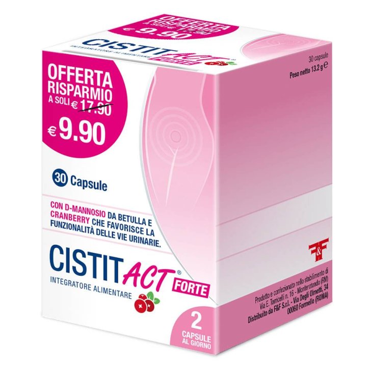 Linea Act Cistit Act Forte Integratore per le Vie Urinarie 30 capsule