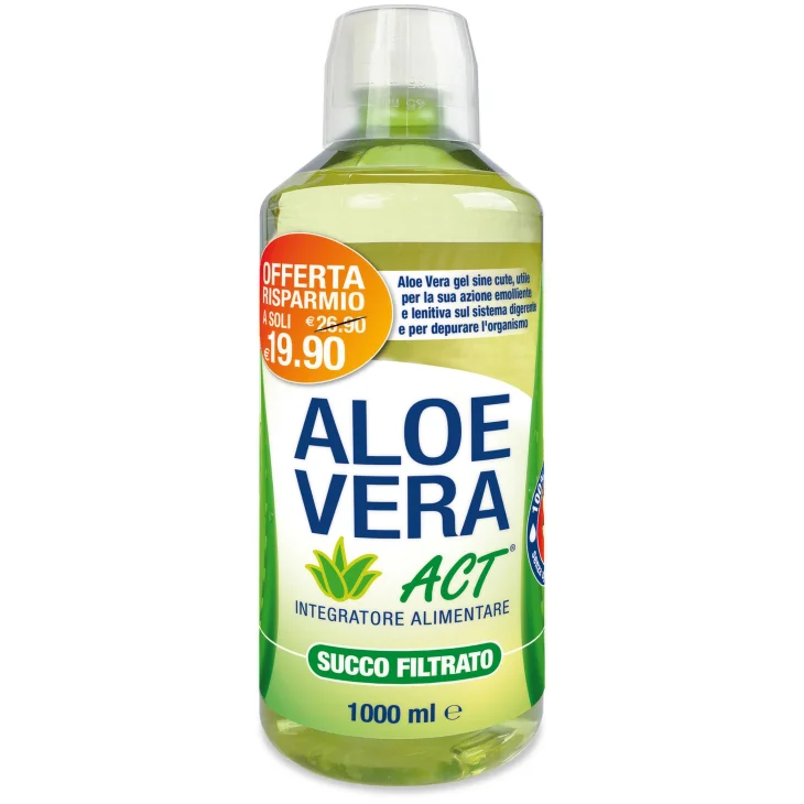 Linea Act Aloe Vera Act Succo Filtrato Depurativo 1000 ml