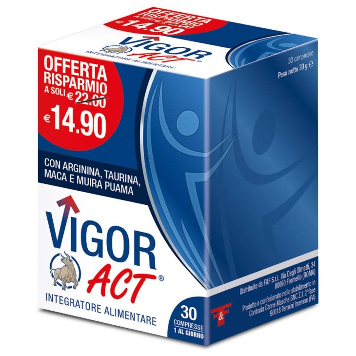 Linea Act Vigor Act Integratore Tonico Uomo 30 compresse