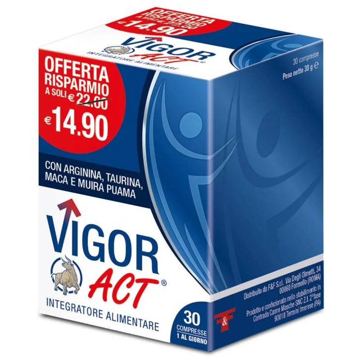 Linea Act Vigor Act Integratore Tonico Uomo 30 compresse