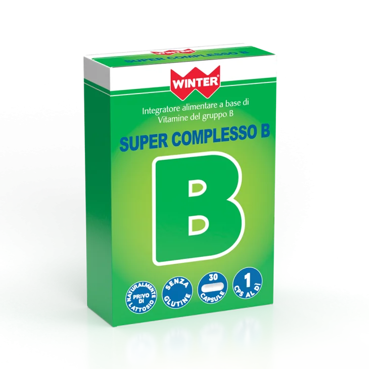 Winter Super Complesso B Integratore di Vitamina B 30 capsule