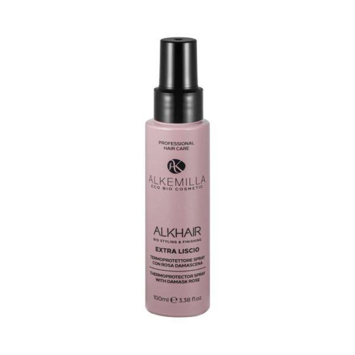 Alkemilla K-Hair Termoprotettore Spray con rosa Damascena Piastra e Phon 100 ml