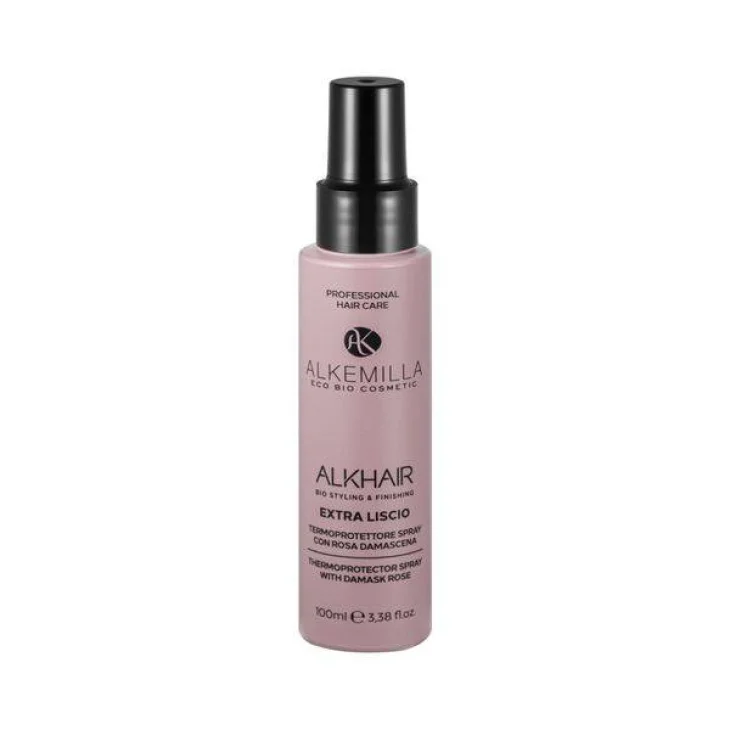 Alkemilla K-Hair Termoprotettore Spray con rosa Damascena Piastra e Phon 100 ml